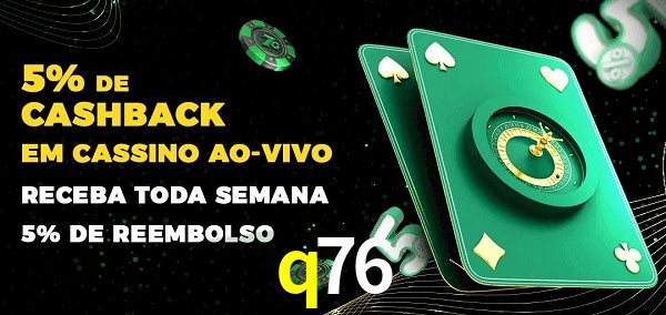 Promoções do cassino ao Vivo q76